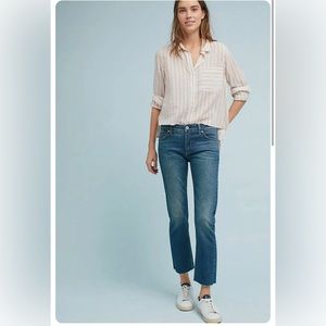 Pilcro Mid-Rise Slim-Straight Jeans, sz 28